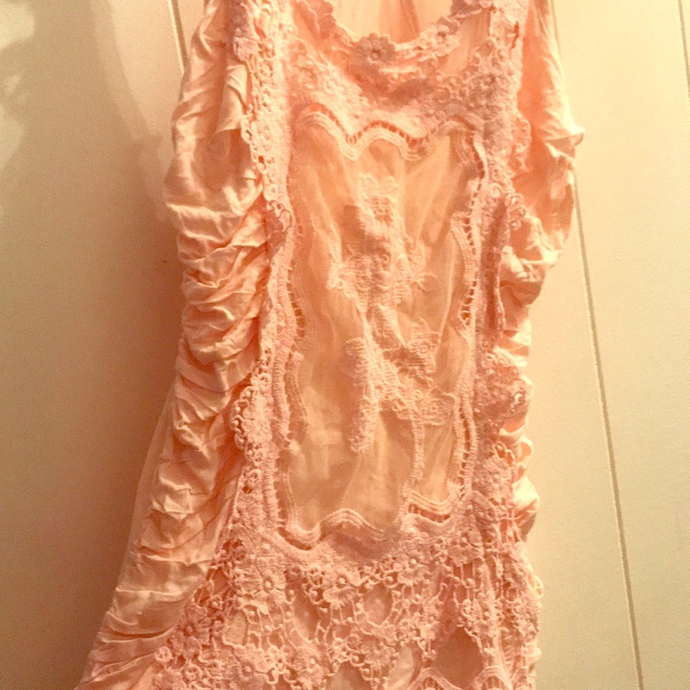 Lace tank top blouse